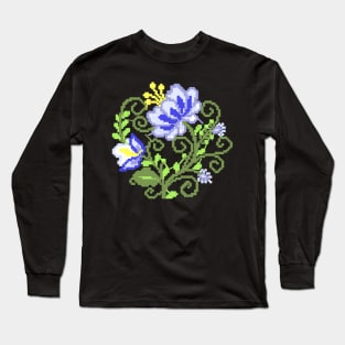 Floral traditional design Long Sleeve T-Shirt